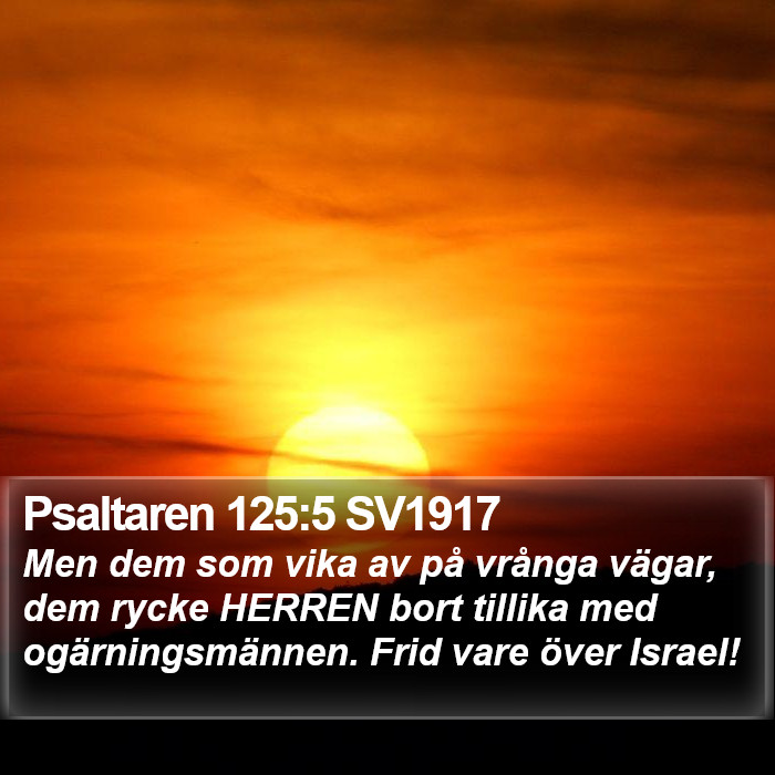Psaltaren 125:5 SV1917 Bible Study