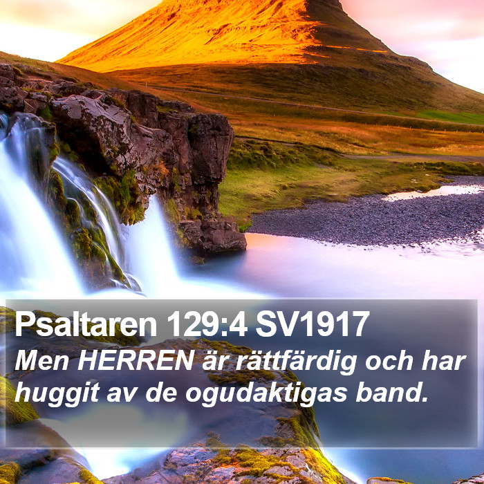 Psaltaren 129:4 SV1917 Bible Study
