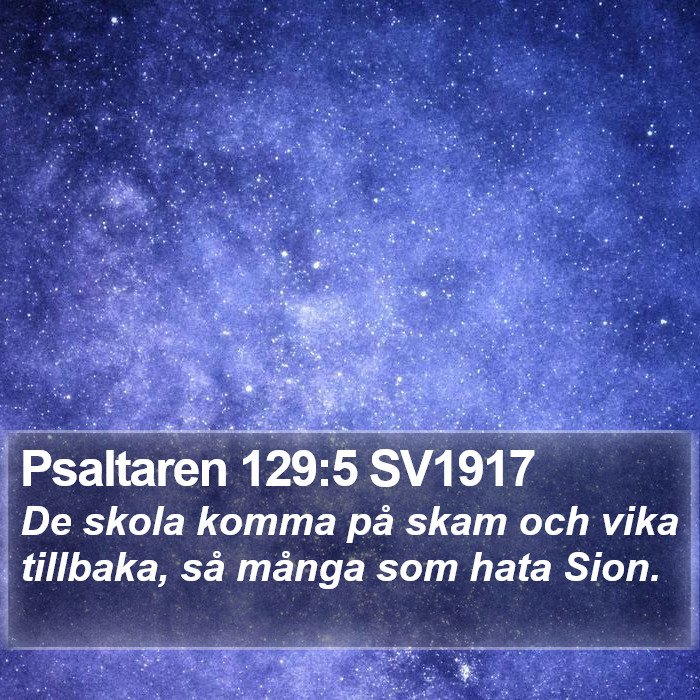 Psaltaren 129:5 SV1917 Bible Study