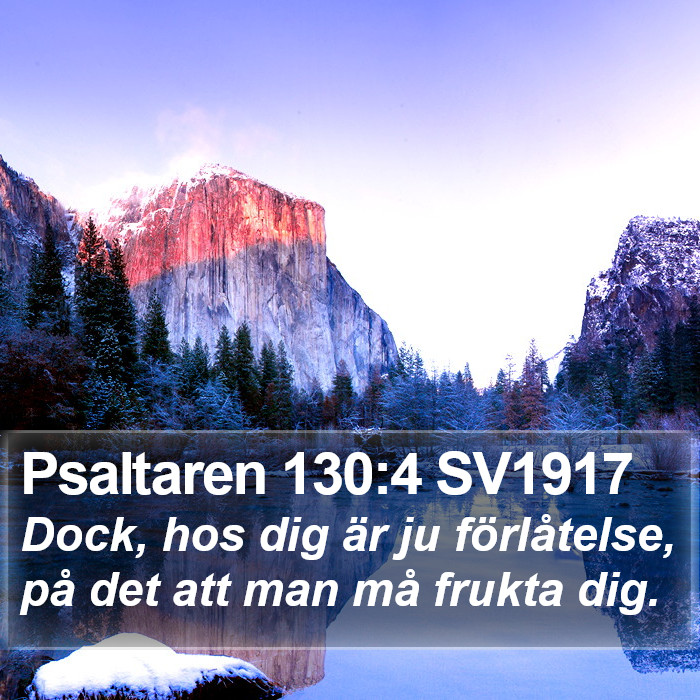 Psaltaren 130:4 SV1917 Bible Study