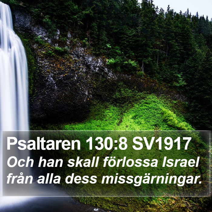 Psaltaren 130:8 SV1917 Bible Study