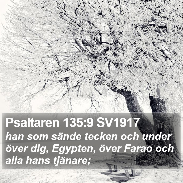 Psaltaren 135:9 SV1917 Bible Study