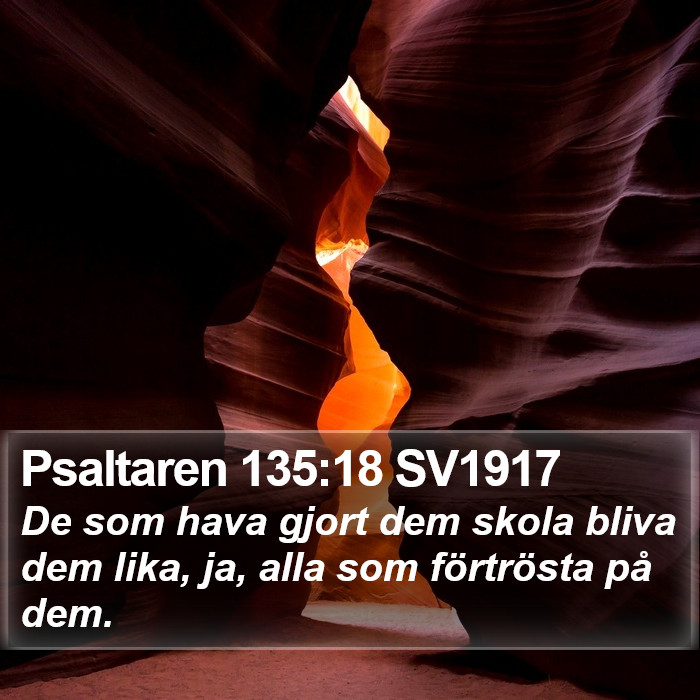 Psaltaren 135:18 SV1917 Bible Study