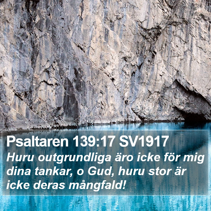 Psaltaren 139:17 SV1917 Bible Study