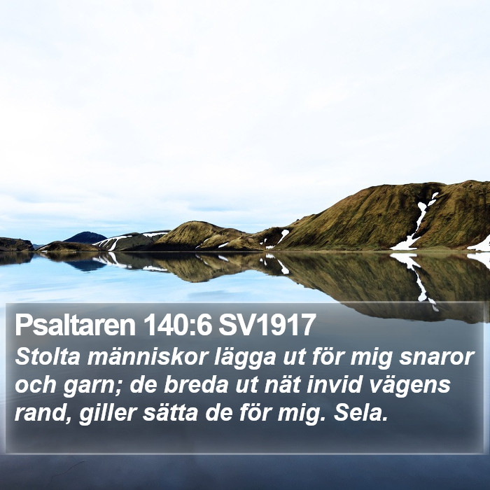 Psaltaren 140:6 SV1917 Bible Study