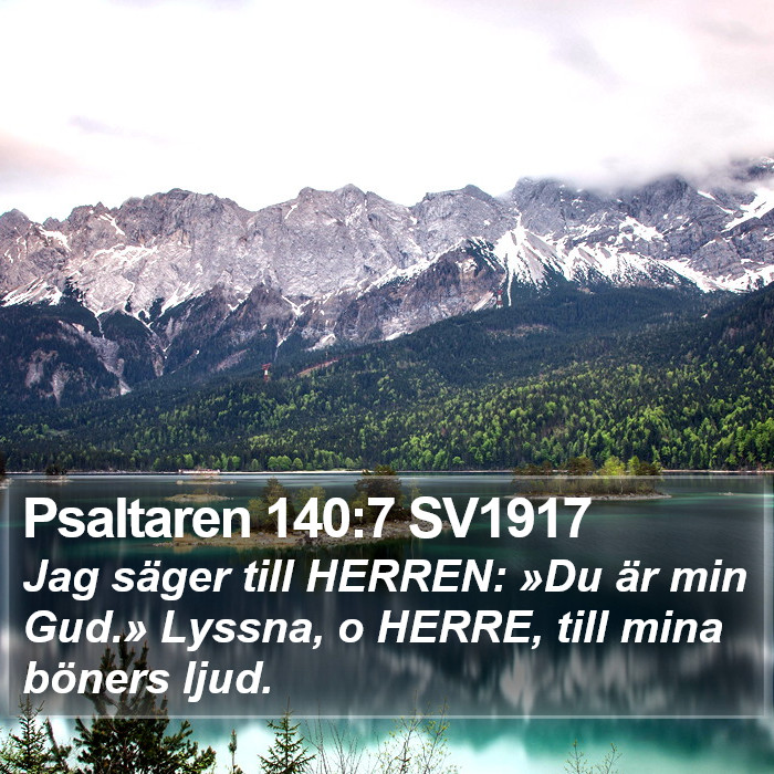 Psaltaren 140:7 SV1917 Bible Study