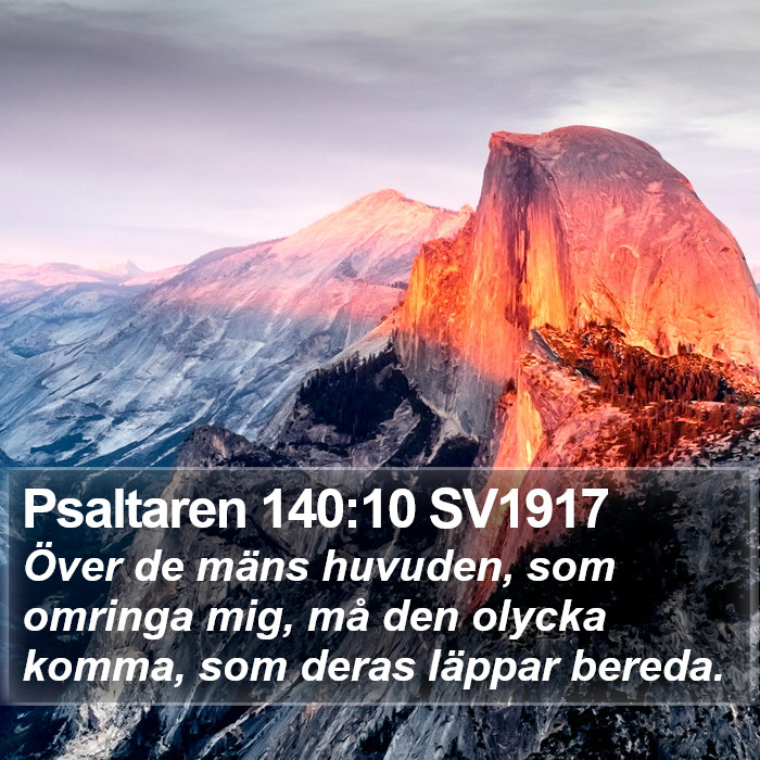 Psaltaren 140:10 SV1917 Bible Study