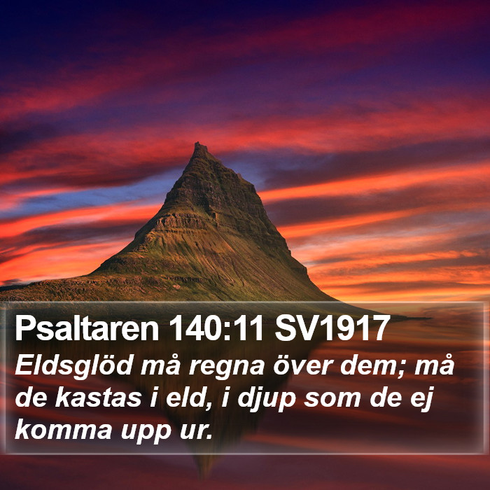 Psaltaren 140:11 SV1917 Bible Study