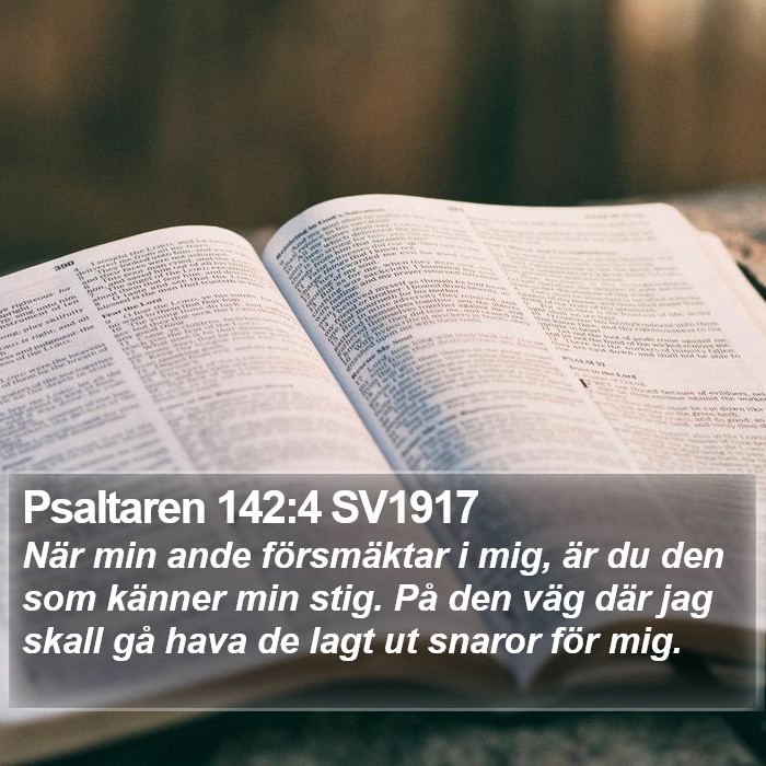 Psaltaren 142:4 SV1917 Bible Study