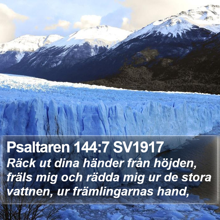 Psaltaren 144:7 SV1917 Bible Study