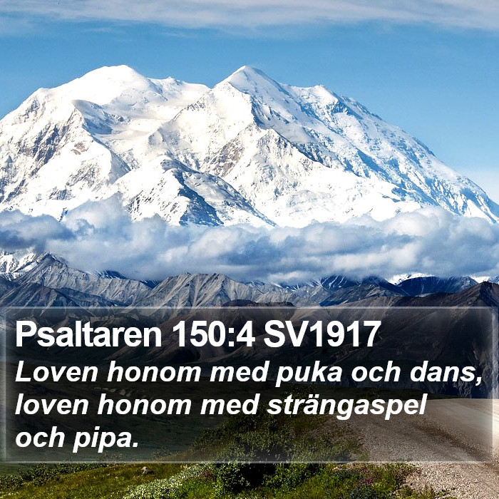 Psaltaren 150:4 SV1917 Bible Study