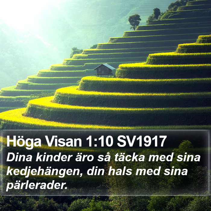 Höga Visan 1:10 SV1917 Bible Study