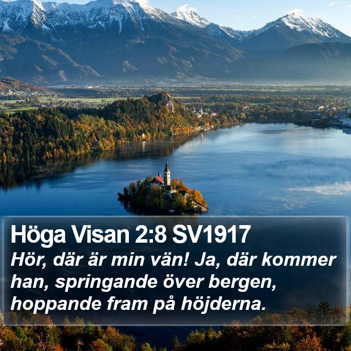 Höga Visan 2:8 SV1917 Bible Study