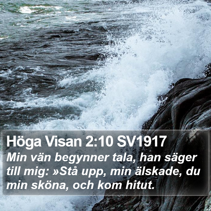 Höga Visan 2:10 SV1917 Bible Study