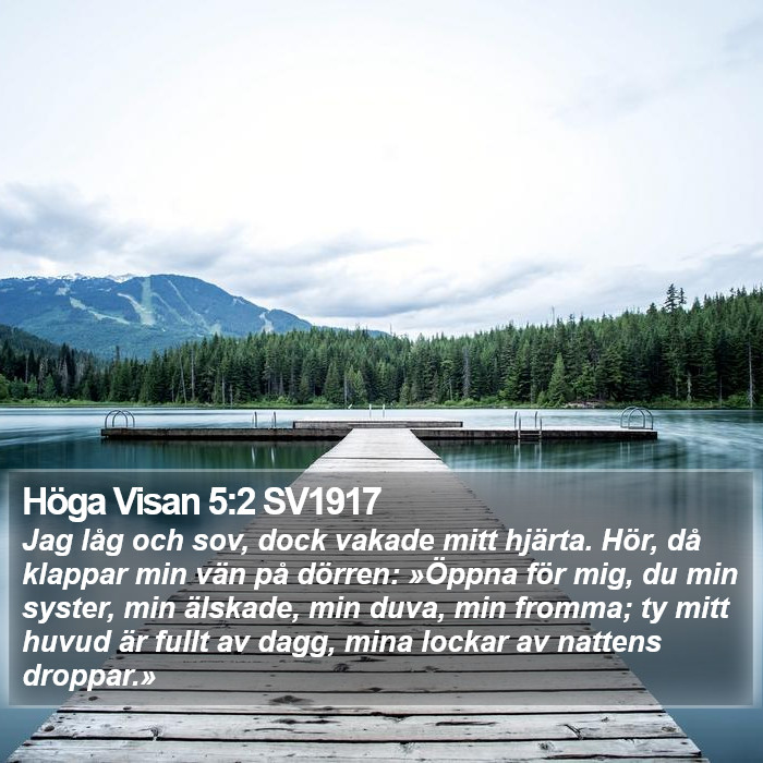 Höga Visan 5:2 SV1917 Bible Study