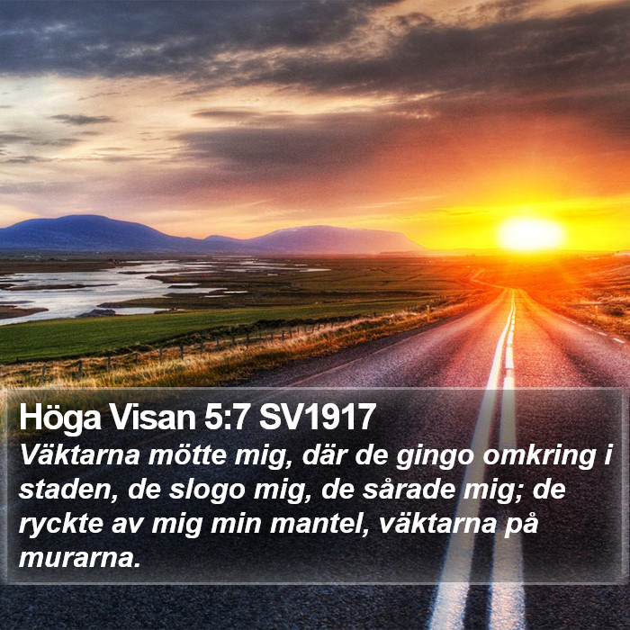 Höga Visan 5:7 SV1917 Bible Study