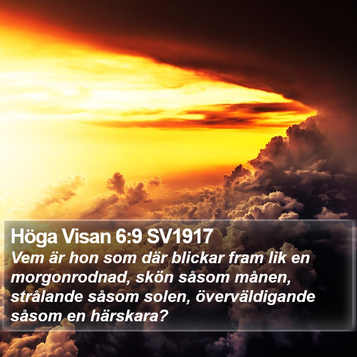 Höga Visan 6:9 SV1917 Bible Study
