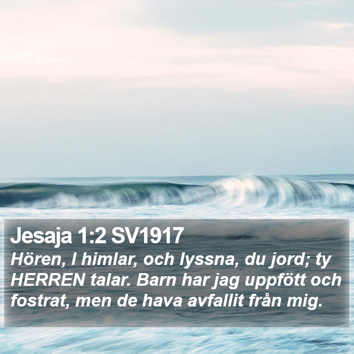 Jesaja 1:2 SV1917 Bible Study