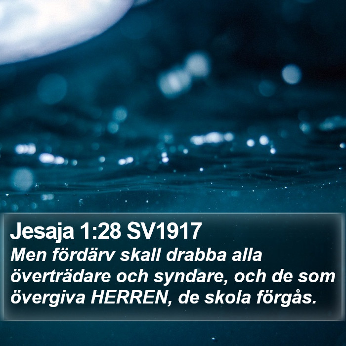 Jesaja 1:28 SV1917 Bible Study