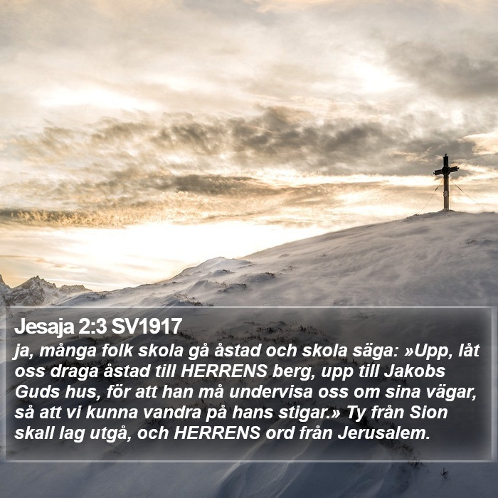 Jesaja 2:3 SV1917 Bible Study