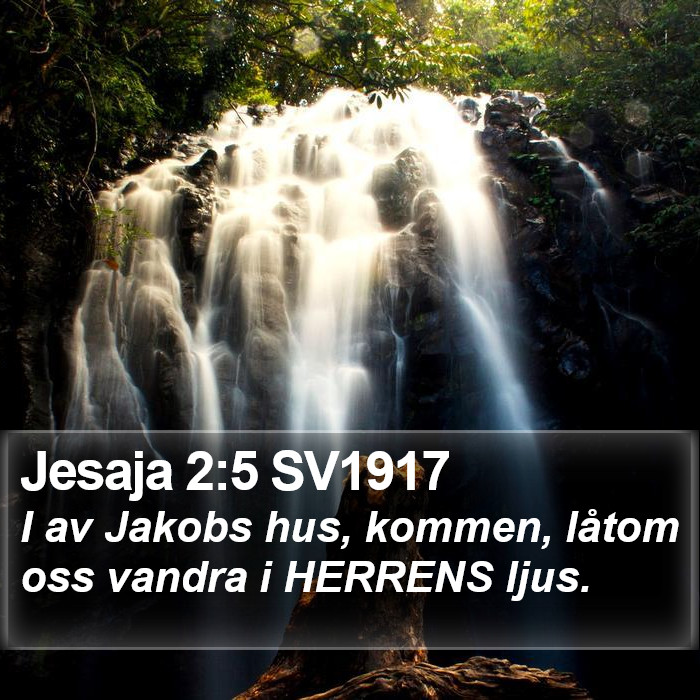 Jesaja 2:5 SV1917 Bible Study