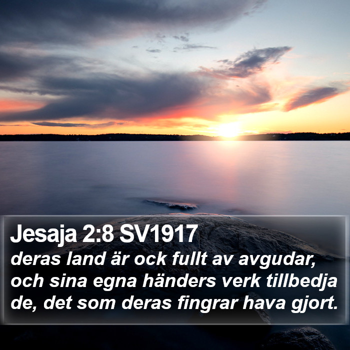 Jesaja 2:8 SV1917 Bible Study