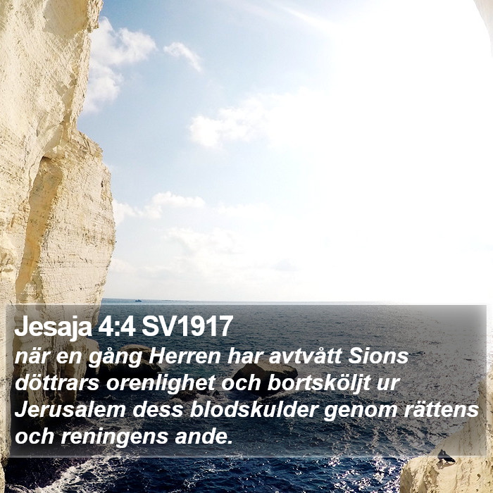 Jesaja 4:4 SV1917 Bible Study