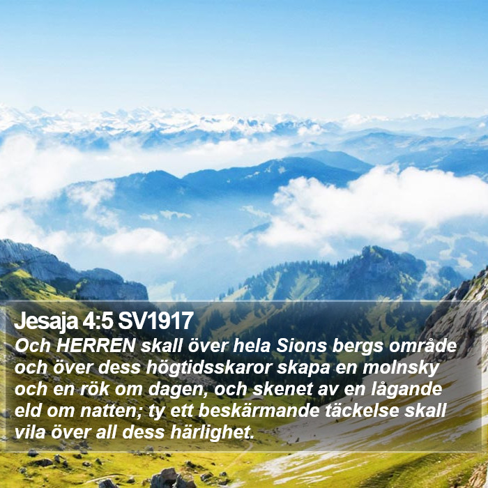 Jesaja 4:5 SV1917 Bible Study