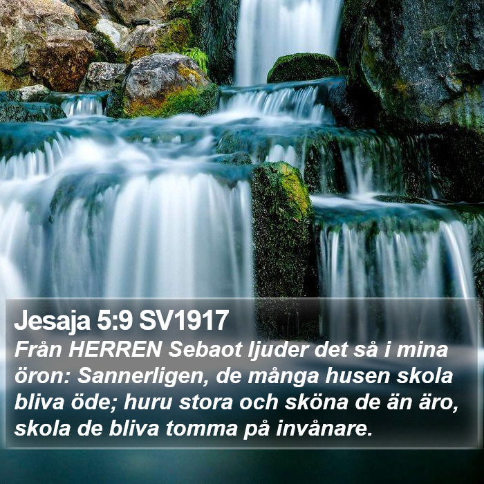 Jesaja 5:9 SV1917 Bible Study