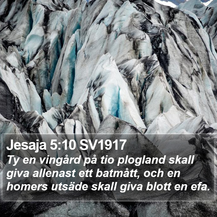 Jesaja 5:10 SV1917 Bible Study