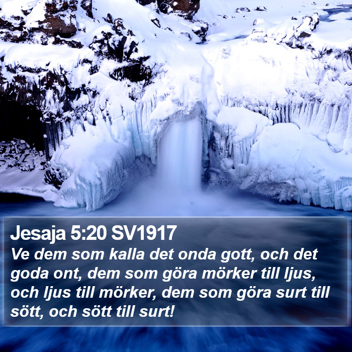 Jesaja 5:20 SV1917 Bible Study
