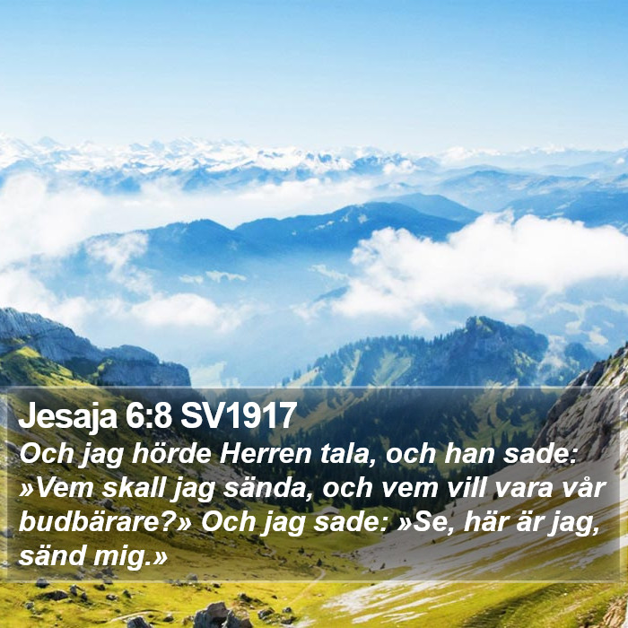 Jesaja 6:8 SV1917 Bible Study