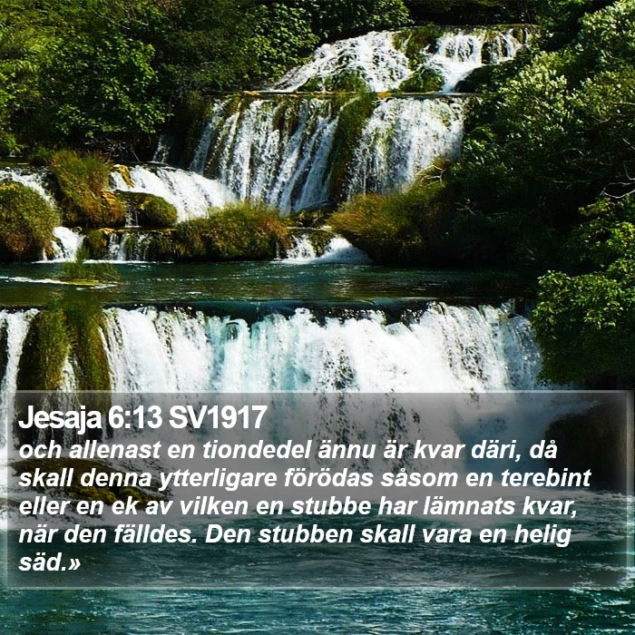 Jesaja 6:13 SV1917 Bible Study