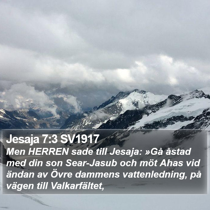 Jesaja 7:3 SV1917 Bible Study