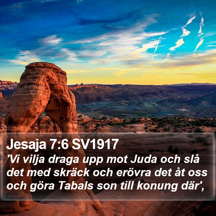 Jesaja 7:6 SV1917 Bible Study