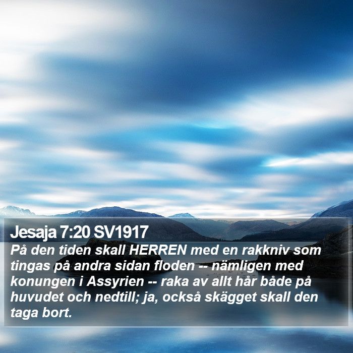 Jesaja 7:20 SV1917 Bible Study