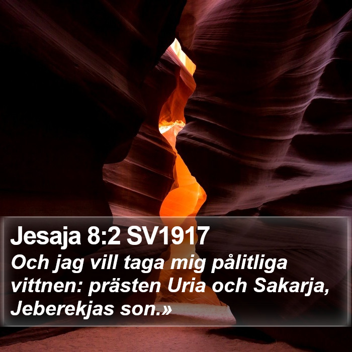 Jesaja 8:2 SV1917 Bible Study