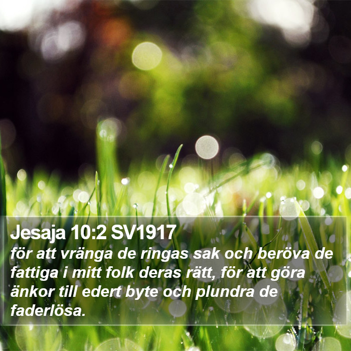 Jesaja 10:2 SV1917 Bible Study