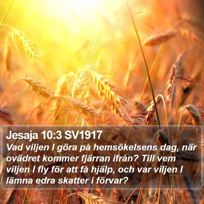 Jesaja 10:3 SV1917 Bible Study