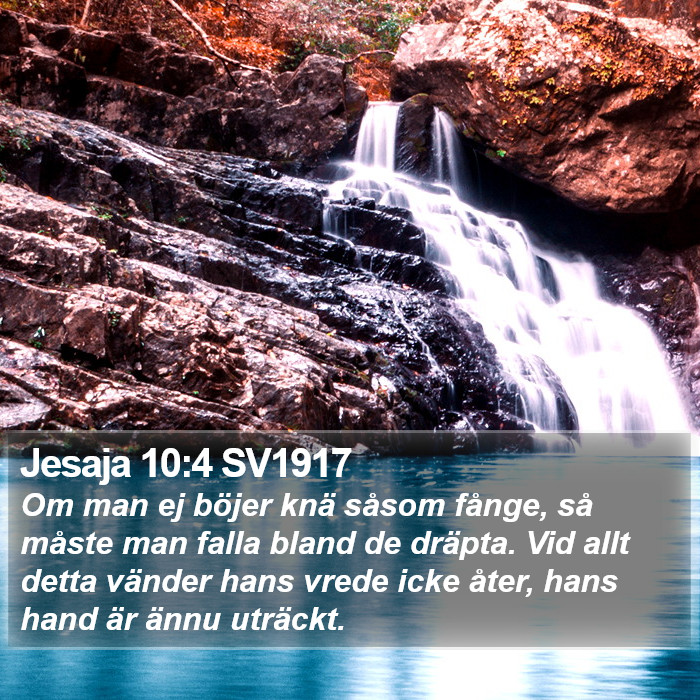 Jesaja 10:4 SV1917 Bible Study