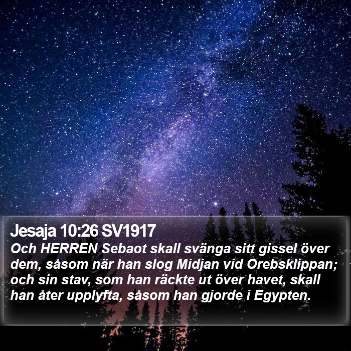 Jesaja 10:26 SV1917 Bible Study