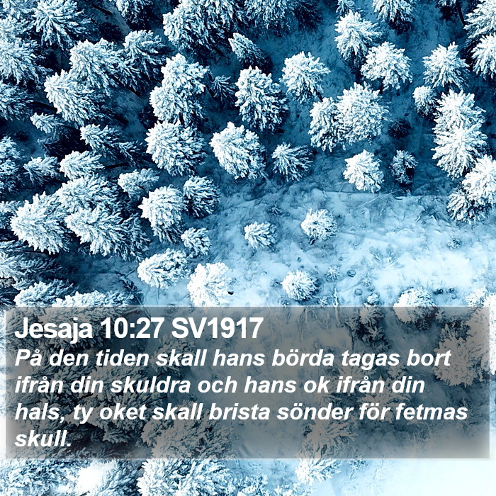 Jesaja 10:27 SV1917 Bible Study