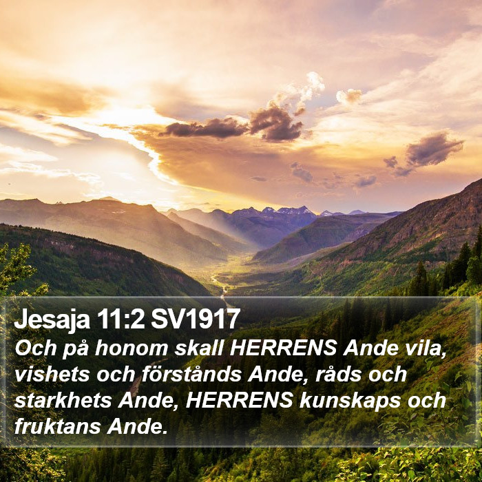 Jesaja 11:2 SV1917 Bible Study