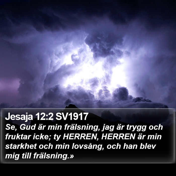 Jesaja 12:2 SV1917 Bible Study