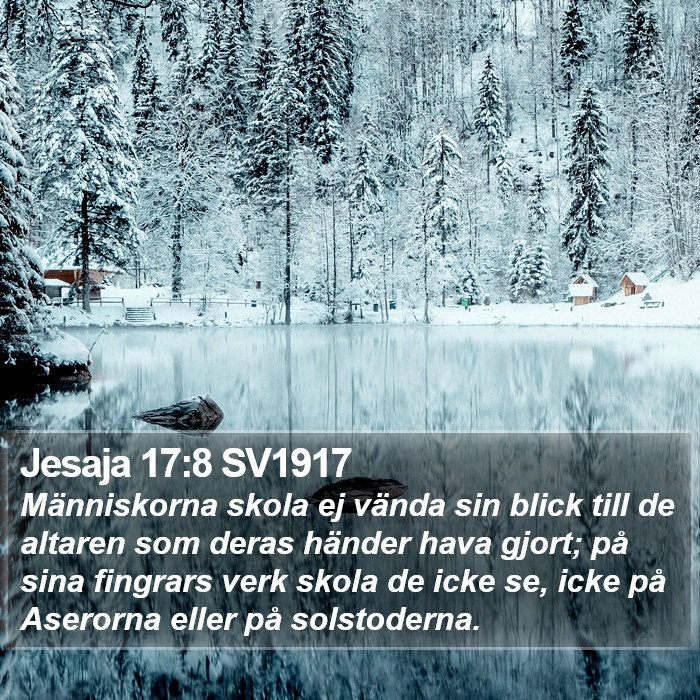 Jesaja 17:8 SV1917 Bible Study