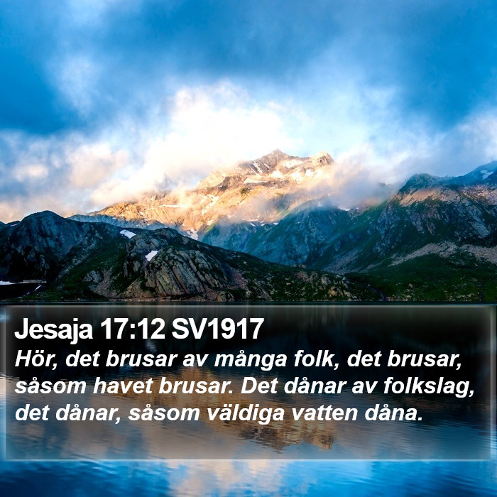 Jesaja 17:12 SV1917 Bible Study