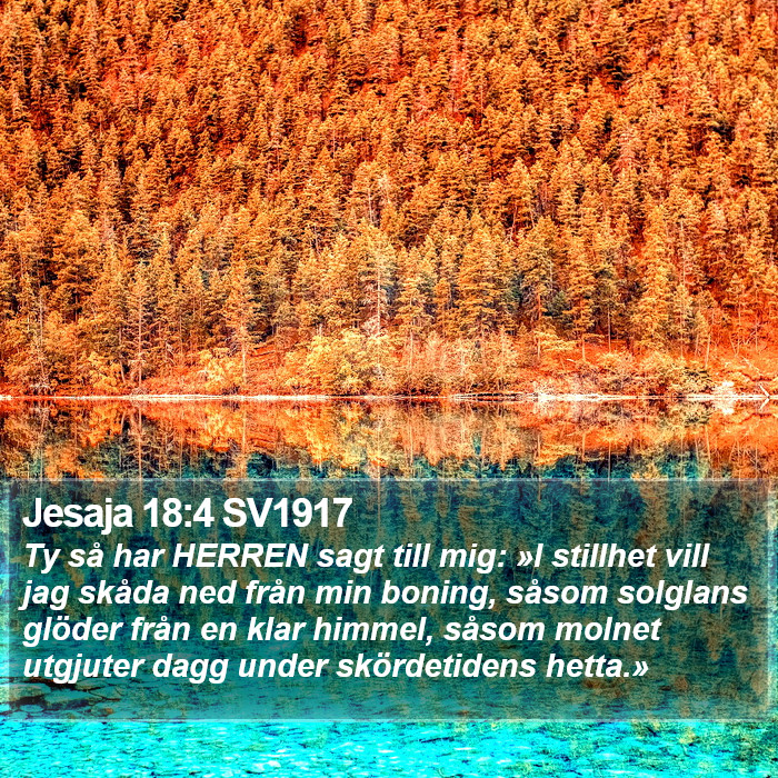 Jesaja 18:4 SV1917 Bible Study
