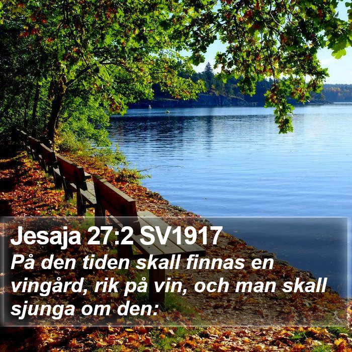 Jesaja 27:2 SV1917 Bible Study