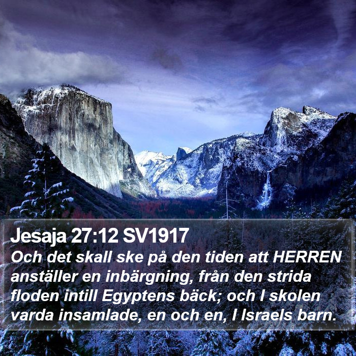 Jesaja 27:12 SV1917 Bible Study