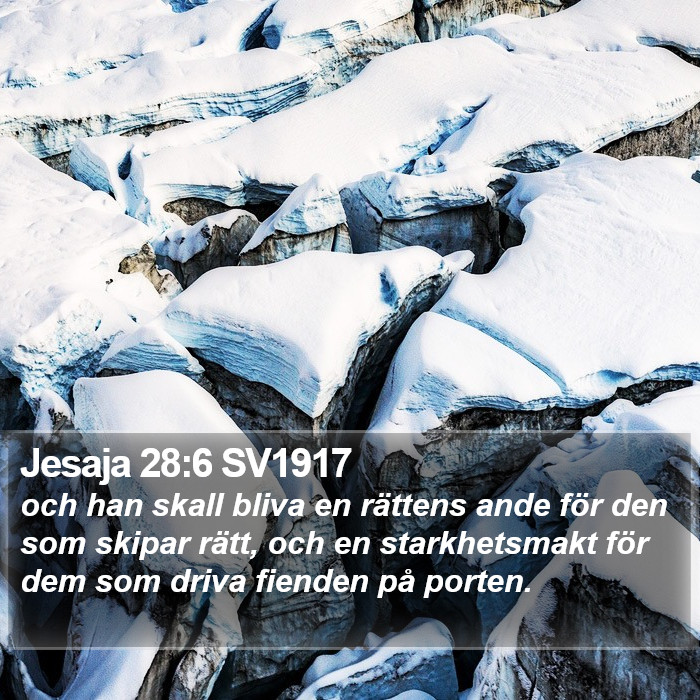 Jesaja 28:6 SV1917 Bible Study